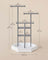 Jewellery Stand - Metal - Dove Grey - 3 Tiers with 1 Tray and 4 Independent Zones