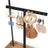 Jewellery Display Stand - Metal - Rustic Brown - Adjustable Height with T-Bars
