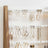Wall-Mounted Jewellery Display Stand - Metal - Rustic Brown and White - Adjustable Angle