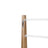 Wall-Mounted Jewellery Display Stand - Metal - Rustic Brown and White - Adjustable Angle