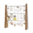 Wall-Mounted Jewellery Display Stand - Metal - Rustic Brown and White - Adjustable Angle