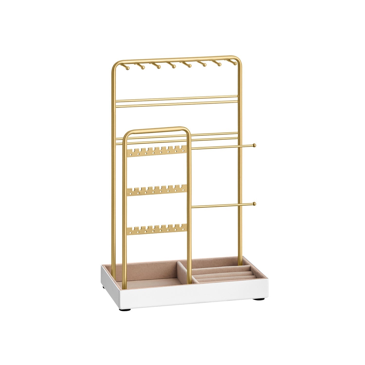 Jewellery Display Stand - Metal Frame - Gold - Earring