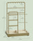 Jewellery Display Stand - Metal Frame - Laurel Green - Velvet Tray and Organiser for Earrings