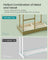 Jewellery Display Stand - Metal Frame - Laurel Green - Velvet Tray and Organiser for Earrings