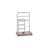 Jewellery Display Stand - Metal Frame - Dove Grey - Velvet Tray