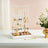 Jewelry Organizer - Metal - Clear - Multi-Functional Display Stand with Velvet Tray