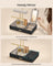 Jewellery Display Stand - Metal - Black - Includes Mirror and Multi-Functional Holders for Earrings