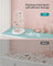 Rotating Jewellery Stand - Metal - Cloud White - 4 Independent Sections with Bottom Tray