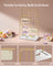 Jewellery Stand - Metal - Metallic Gold - 6 Hanging Rods and Earring Boards