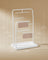 Jewellery Stand - Metal - Cloud White - 6 Hanging Rods and 2 Earring Boards