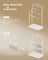 Jewellery Stand - Metal - Cloud White - 6 Hanging Rods and 2 Earring Boards