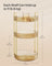 Rotating Makeup Organiser - Plastic - Round