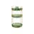3-Tier Rotating Makeup Organiser - Plastic - Pale Green - Customisable Design