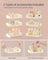 3-Tier Rectangular Makeup Organiser - Acrylic - Cloud White - Customisable Skincare and Jewellery Holder