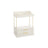 Makeup Organiser - Acrylic - Cloud White - 4 Layers with Dividers and Anti-Slip Design