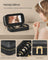 Makeup Bag - Fabric - Ink Black - Portable with Separate Brush Bag Pouch
