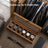 Watch Box - Solid Wood - Rustic Walnut - 6-Slot Display Case with Glass Lid and Removable Pillows