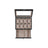 Wooden Watch Box - Solid Wood - Rustic Walnut - 8 Slots with Glass Lid and Pillows