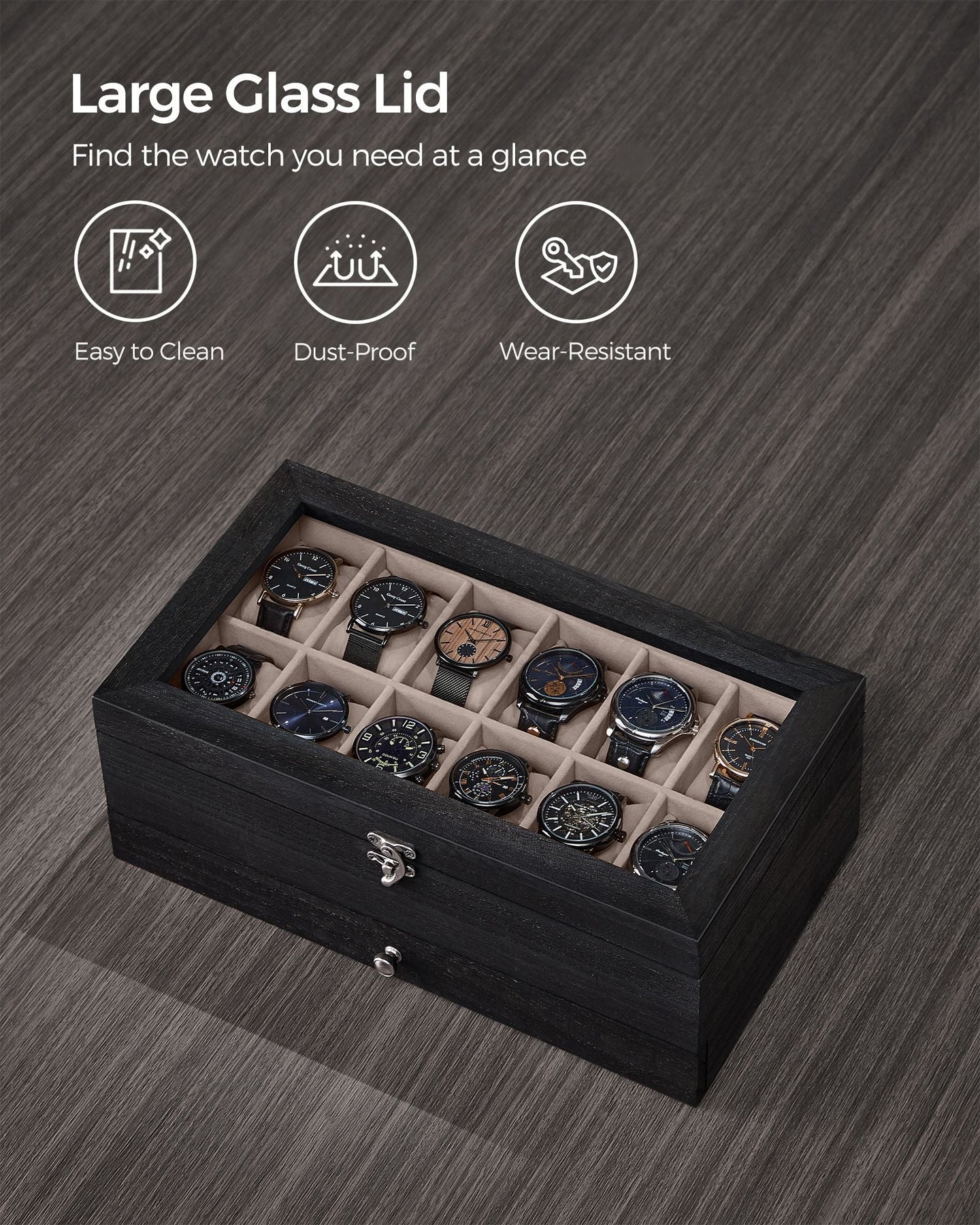 Watch Box - Wood - Wood Finish
