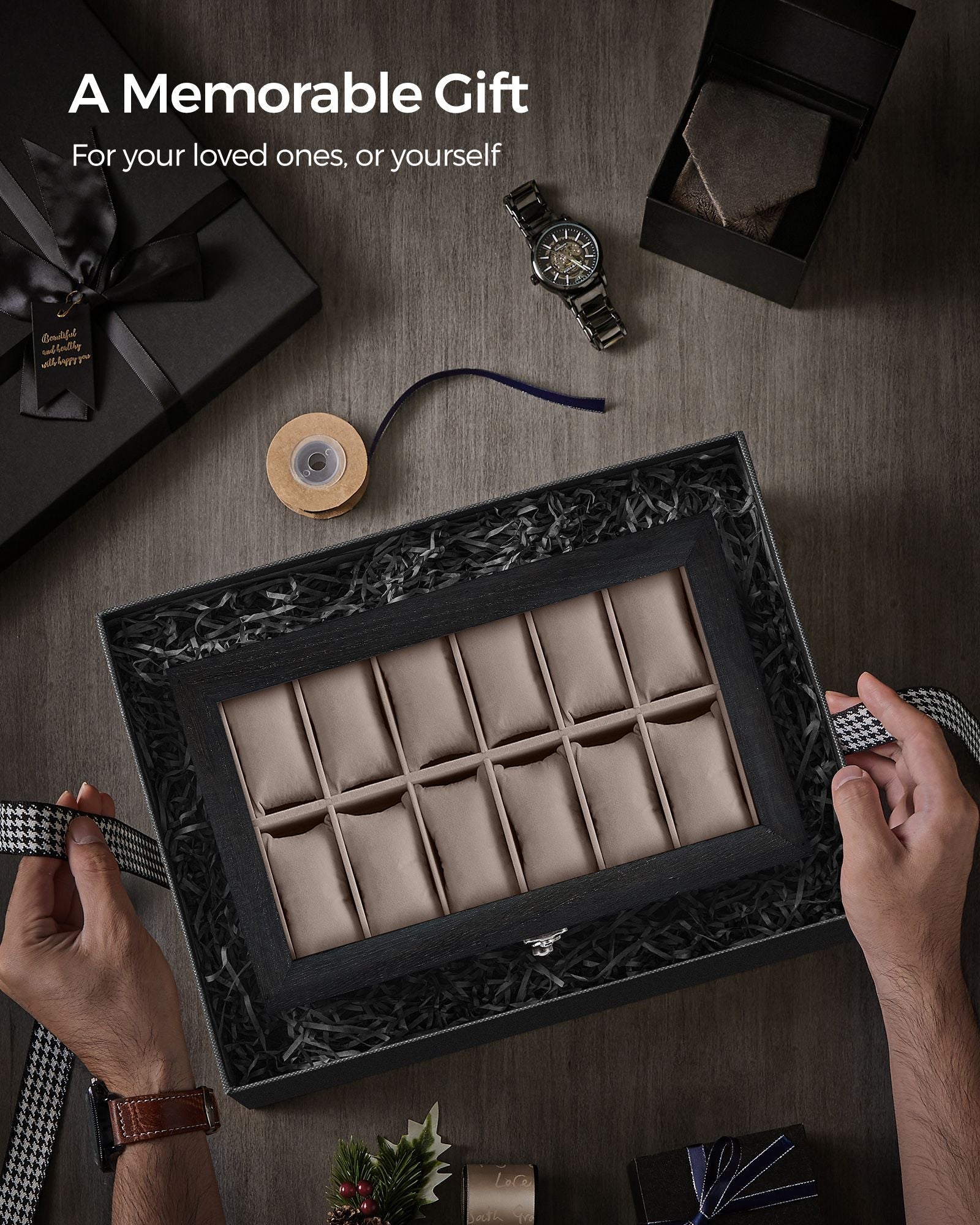Watch Box - Wood - Wood Finish
