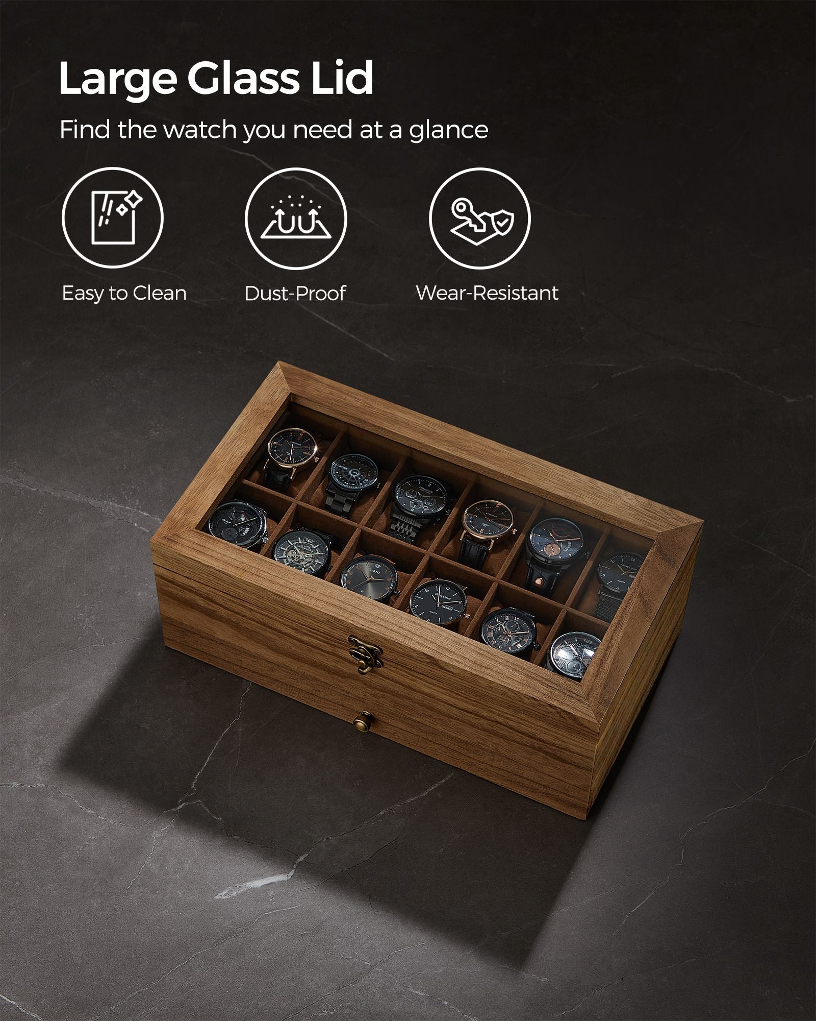 Watch Box - Wood - Multi-Color
