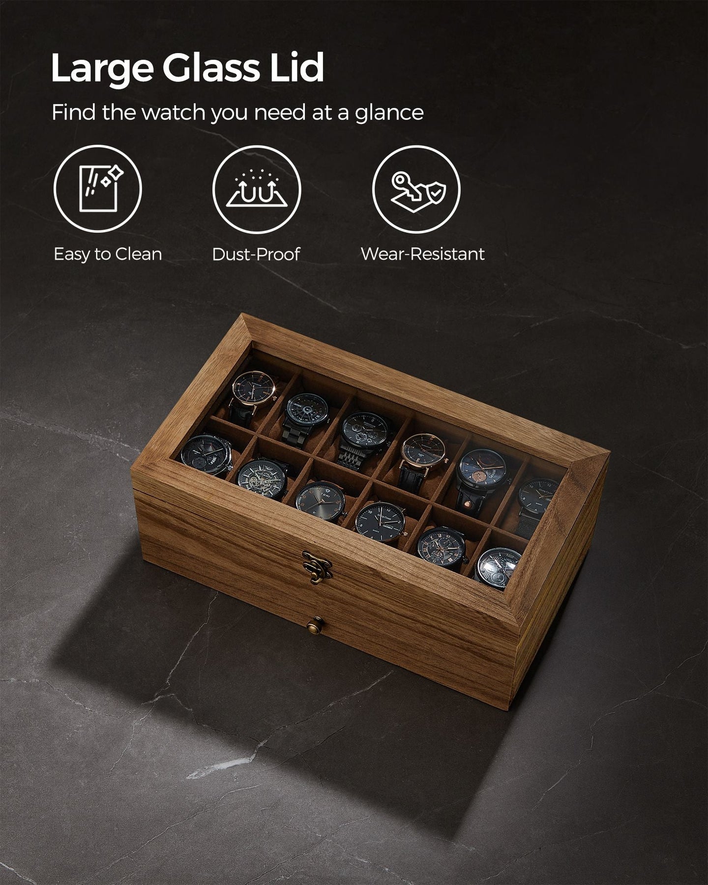 Watch Box - Wood - Multi-Color