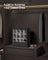 12-Slot Wooden Watch Box - Solid Wood Veneer - Ebony Black - Vertical Storage with Display Window