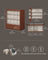 Watch Display Box - Solid Wood Veneer - Coffee Brown - 12-Slot Vertical Storage with Window