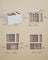 3-Layer Wooden Jewellery Organiser - Solid Wood Veneer - Snow White - Clear Lid with Removable Tray and Velvet Lining