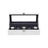 Wooden Watch Box - 5 Slots with Glass Lid - White - Elegant Finish