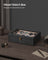 Watch Box - Solid Wood - Ebony Black - 10 Slot Organizer with Glass Lid