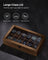Watch Box - Solid Wood - Rustic Walnut - 12 Slots with Glass Lid