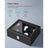Watch Box - Glass - Clear - 10 Slots with Lockable Lid