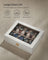 Watch Box - Wood - Black - Lockable with Glass Lid and 10 Slots