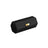 Watch Travel Case - Woven Embossed PU Leather - Ink Black - Hexagon Design with Hidden Storage