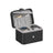 Watch Travel Case - Faux Leather - Ink Black - Two Slots with Hidden Storage Pillow