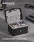 Watch Travel Case - Faux Leather - Ink Black - Two Slots with Hidden Storage Pillow
