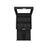 2-Tier Watch Box - Wood - Ink Black - Glass Lid and Bracelet Tray for 8 Watches