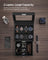 2-Tier Watch Box - Wood - Ink Black - Glass Lid and Bracelet Tray for 8 Watches