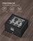 Watch Box - Glass - Ink Black - 2 Layers with Lock and Bracelet Tray
