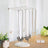 Jewellery Display Stand - Metal - White - Versatile Rack for Necklaces