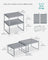 Set of 2 Cupboard Organisers - Metal - Ink Black - Stackable and Expandable