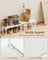 Kitchen Spice Rack, Set of 2, Stackable Metal - Metal - White