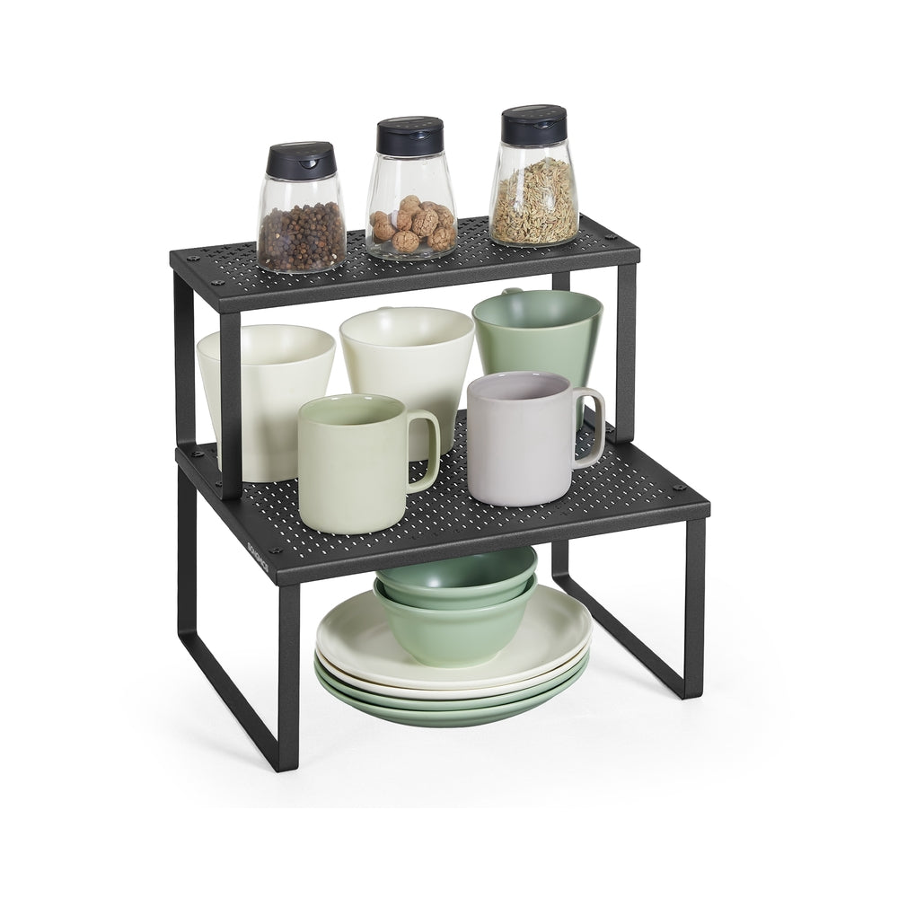 Spice Rack Set - Metal - Ink Black
