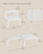 Spice Racks Set of 2 - Metal - White - Stackable and Expandable