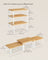 Set of 3 Cupboard Organisers - Metal - Ink Black - Stackable and Expandable