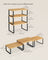 Kitchen Cupboard Organisers - Metal - Ink Black - Set of 3 Stackable and Expandable Shelves