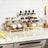 Spice Rack - Bamboo - Natural and White - 3-Tier Extendable Stackable Design