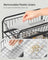 2-Tier Under Sink Storage Organiser - Metal - Classic Black - Sliding Basket Drawers