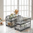 2-Tier Under Sink Organizer - Metal - Classic Black - Stackable with Sliding Basket Drawers